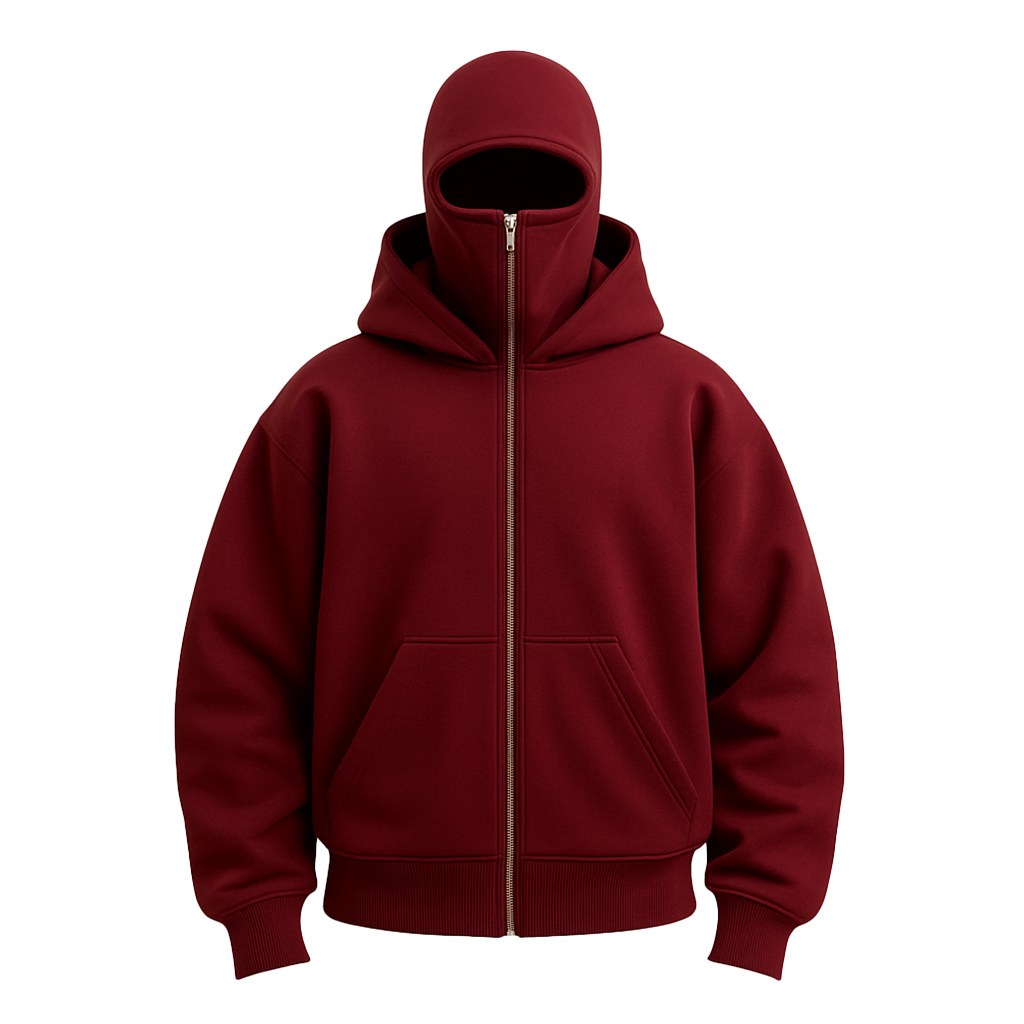 ShadowZip™ | Unisex Full-Zip Balaclava Hoodie