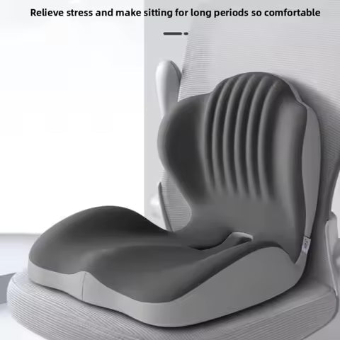 PostureNest™ Ergonomic Seat Cushion with Back Support