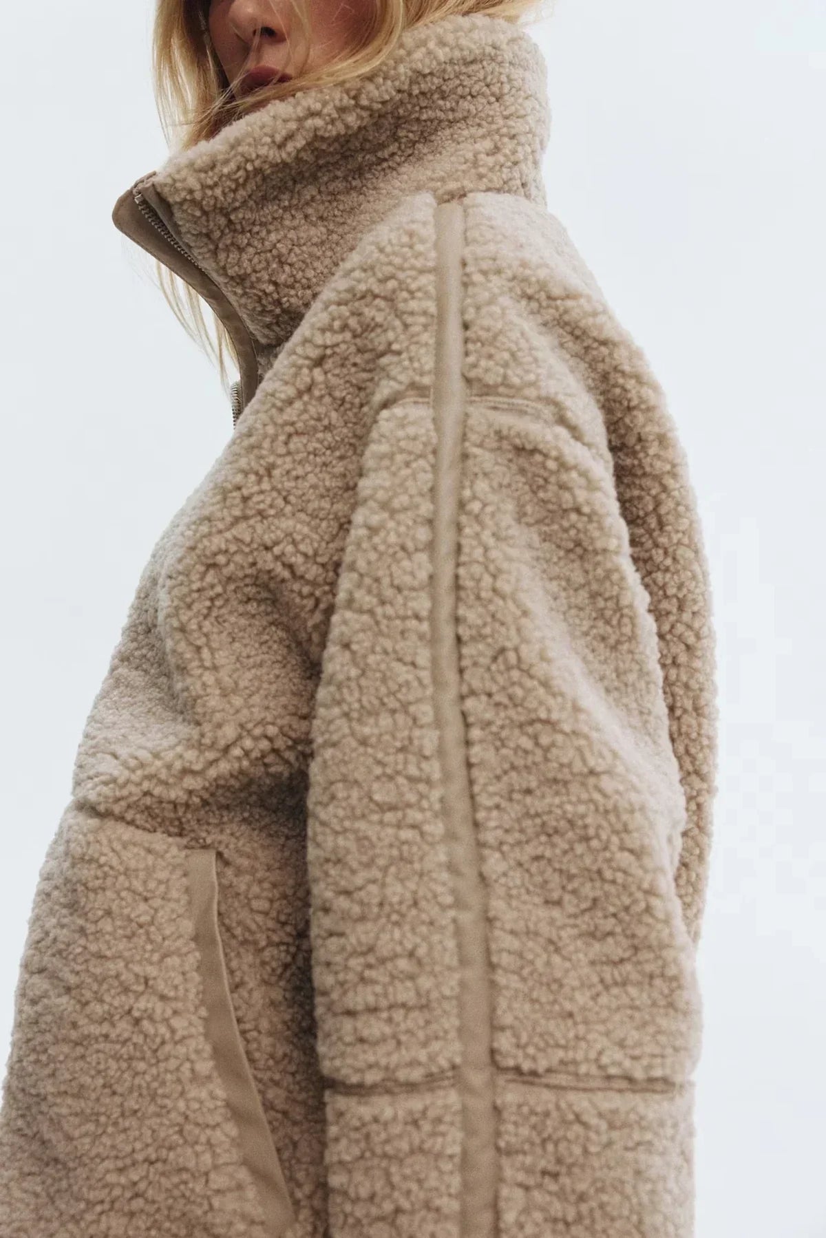 TeddyLuxe™ Cozy Sherpa Jacket for Women