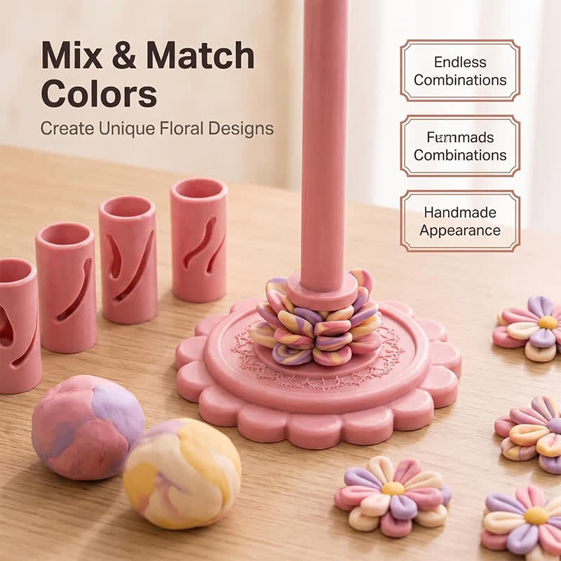 BloomCraft™ | DIY Clay Flower Bouquet Making Kit