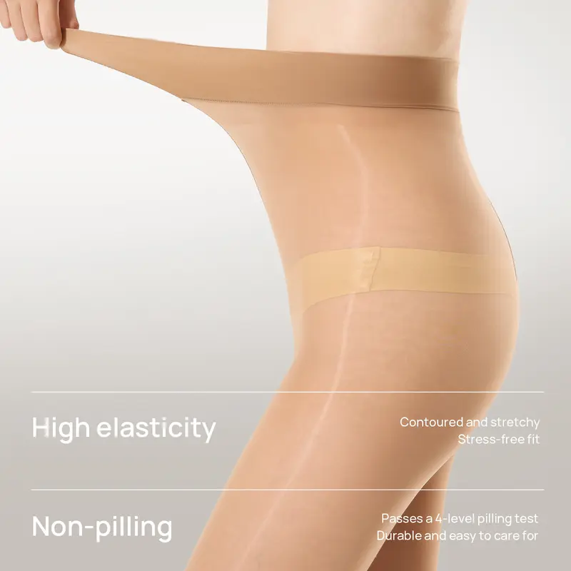 SilhouetteLuxe™ | High-Waisted Sheer Shaping Tights