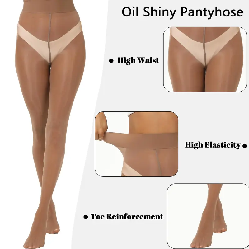 SilhouetteLuxe™ | High-Waisted Sheer Shaping Tights