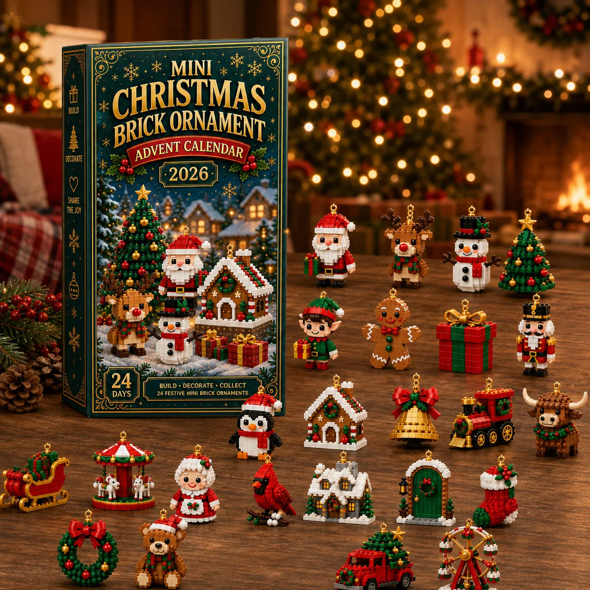 FestiveBuild™ Christmas Brick Advent Calendar