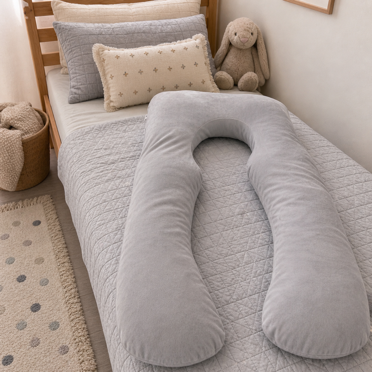 DreamNest™ Full-Body Comfort Pillow for Kids