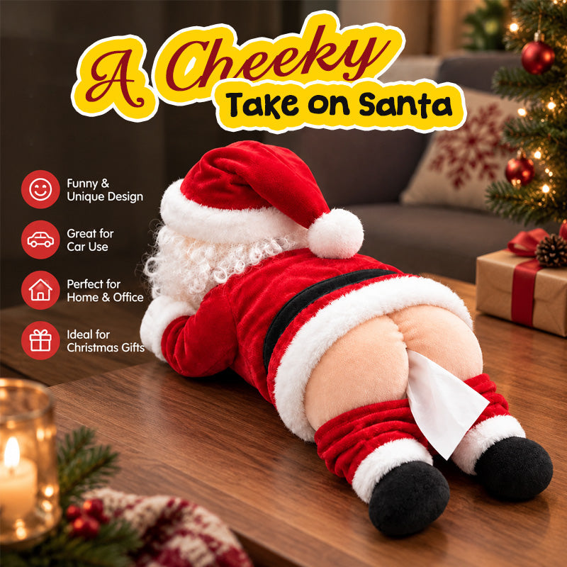 SantaGiggles™ | Funny Christmas Santa Tissue Dispenser