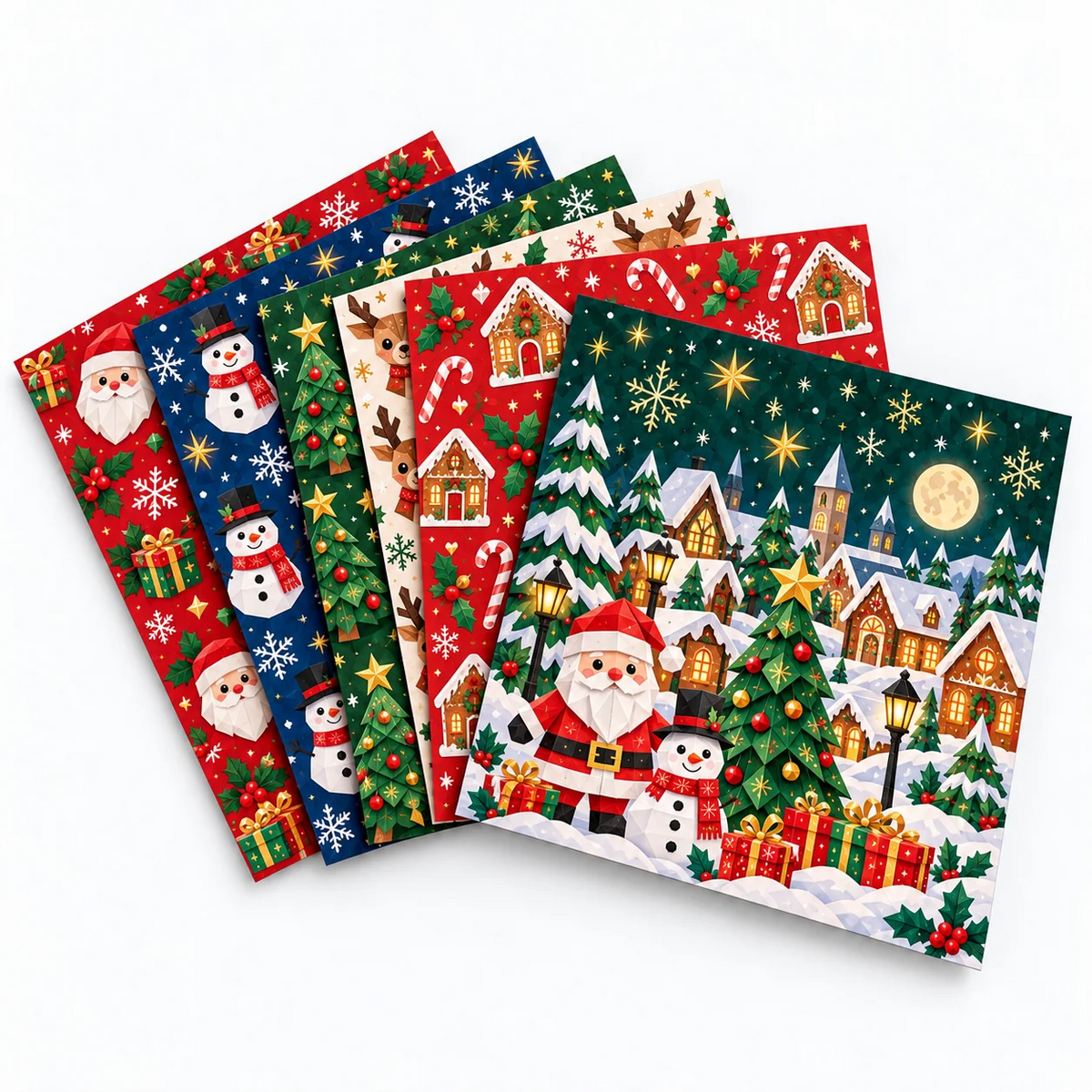 PaperWonder™ | Christmas Paper Folding Craft Kit – 250 Sheets
