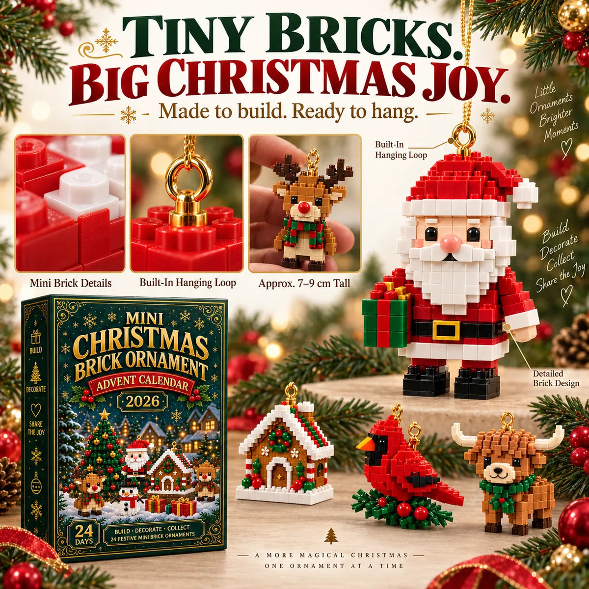 FestiveBuild™ Christmas Brick Advent Calendar