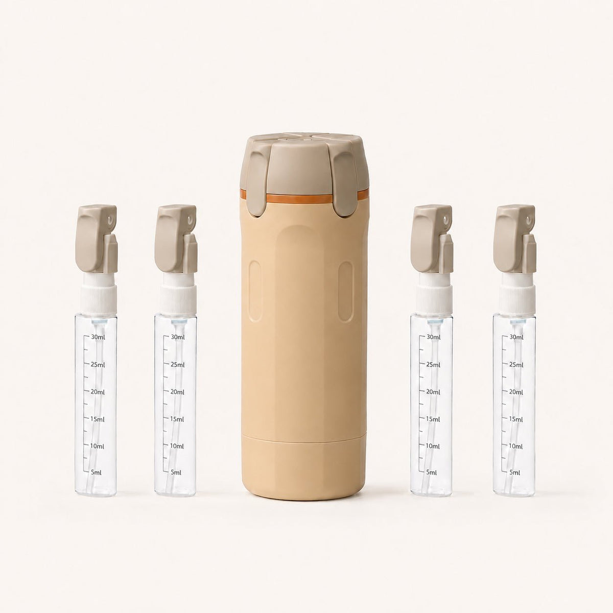 TravelNest™ | 4-in-1 Portable Travel Dispenser Bottle