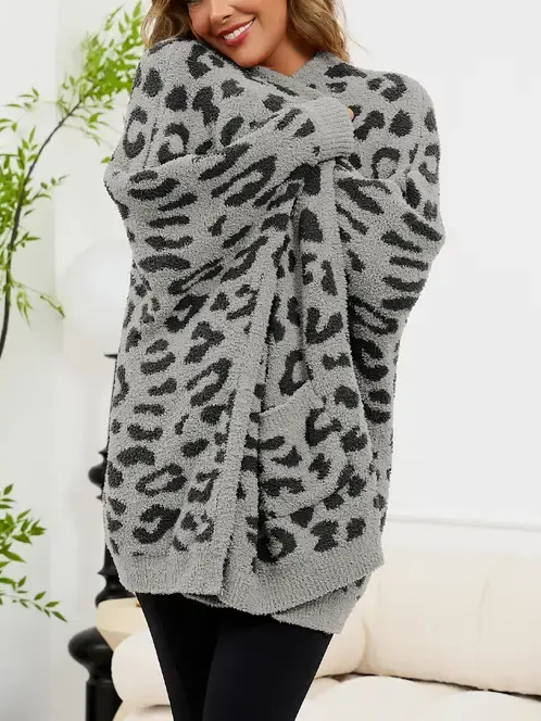 PlushAura™ | Women's Cozy Oversized Poncho Shawl
