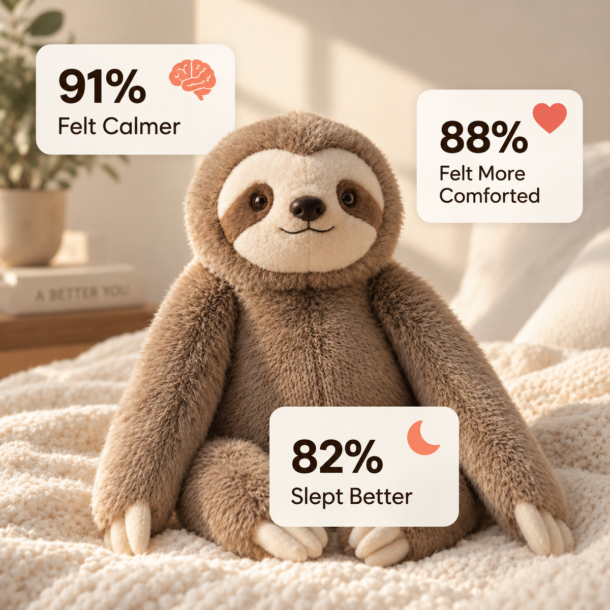 CuddleWeight™ | Calming Weighted Plush Companion