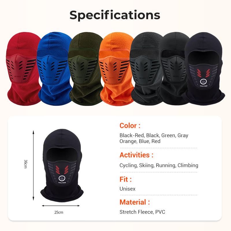 FrostGuard™ | Windproof Thermal Balaclava Face Mask