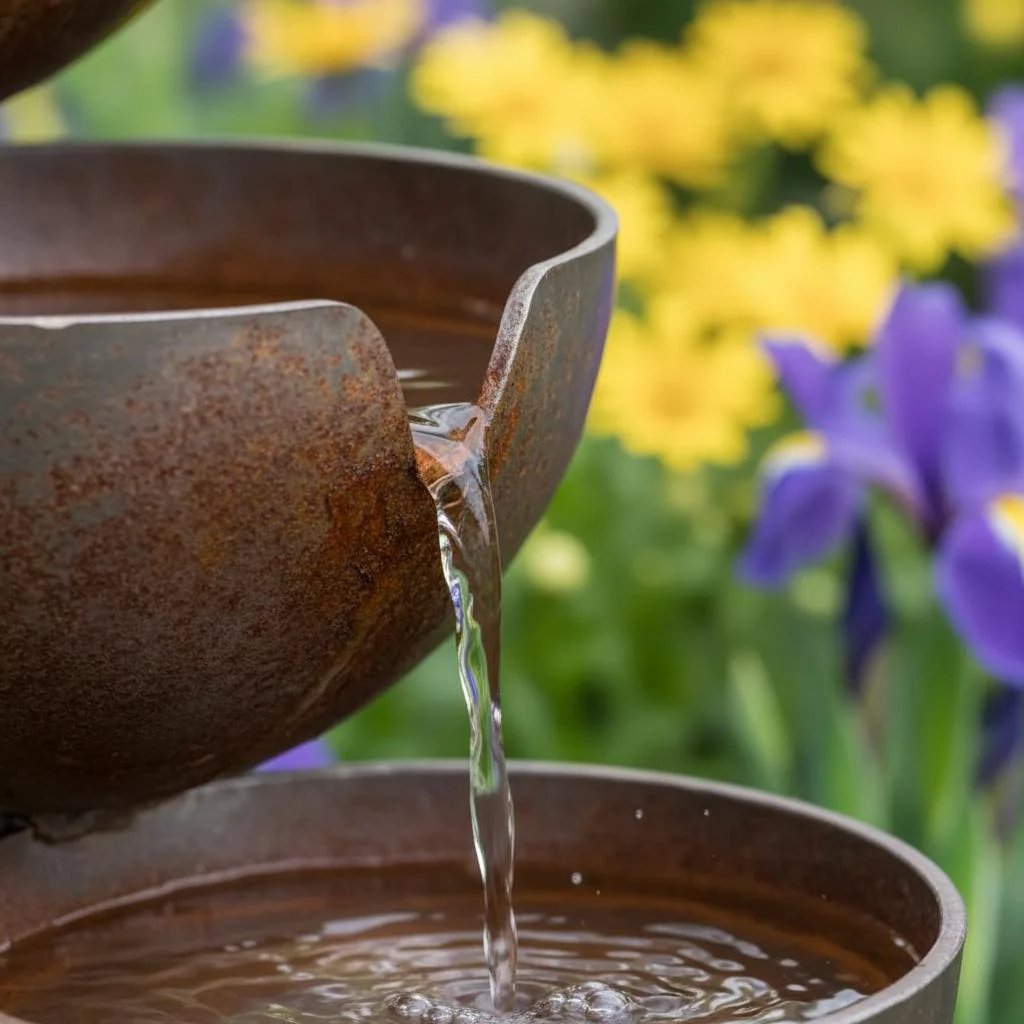 AquaHaven™ | Cascading Bird Bath & Rain Catcher