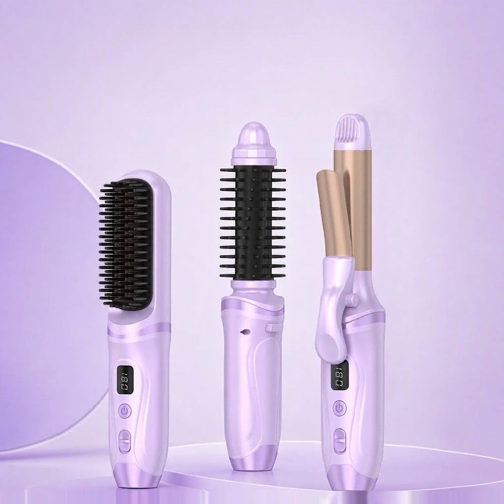 StyleGlide™ Cordless 3-in-1 Hair Styler