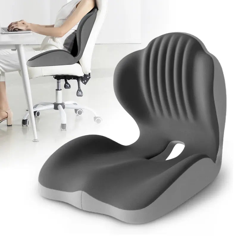 PostureNest™ Ergonomic Seat Cushion with Back Support