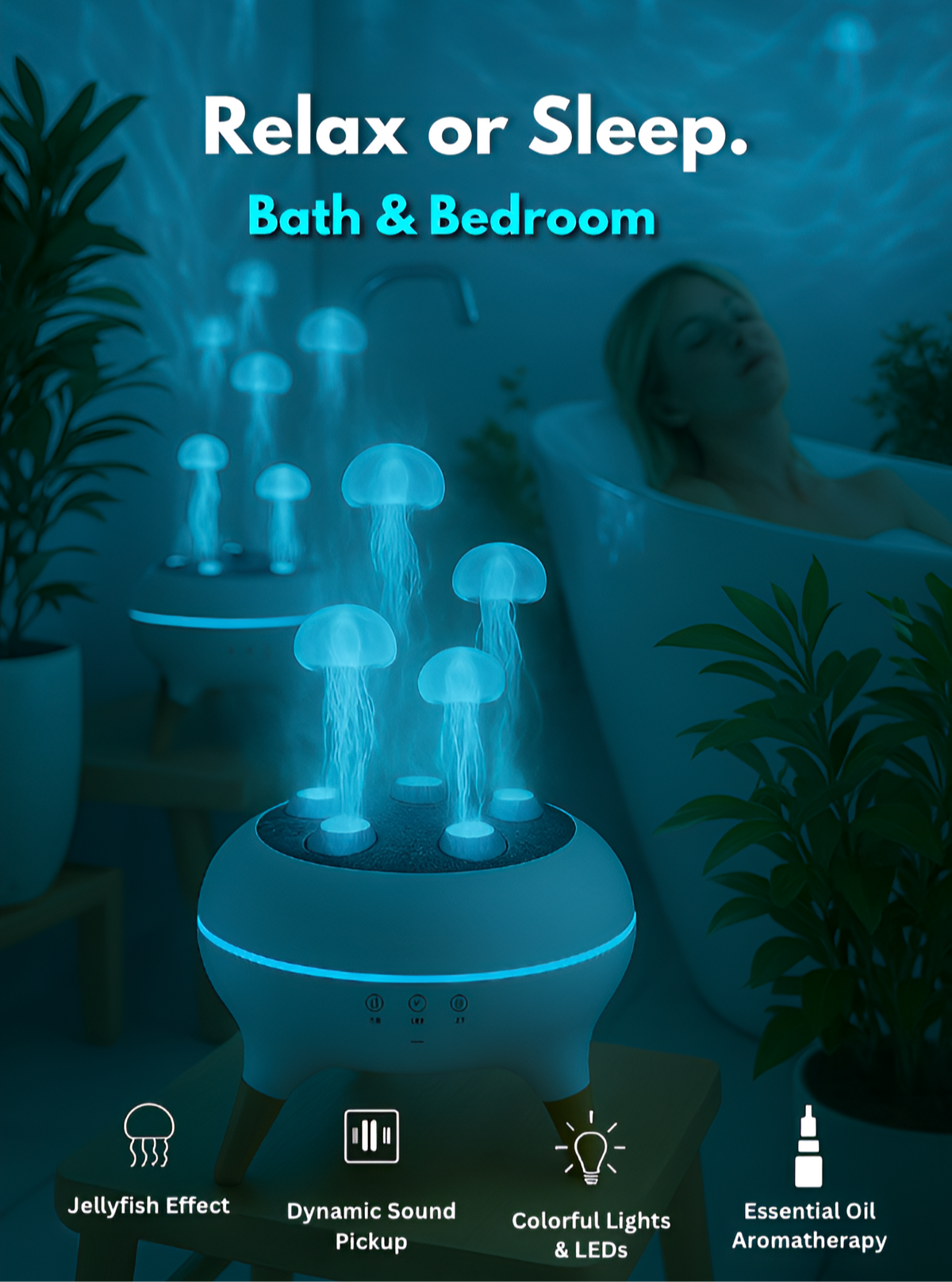 JellyAura™ | Jellyfish Mist Aroma Diffuser