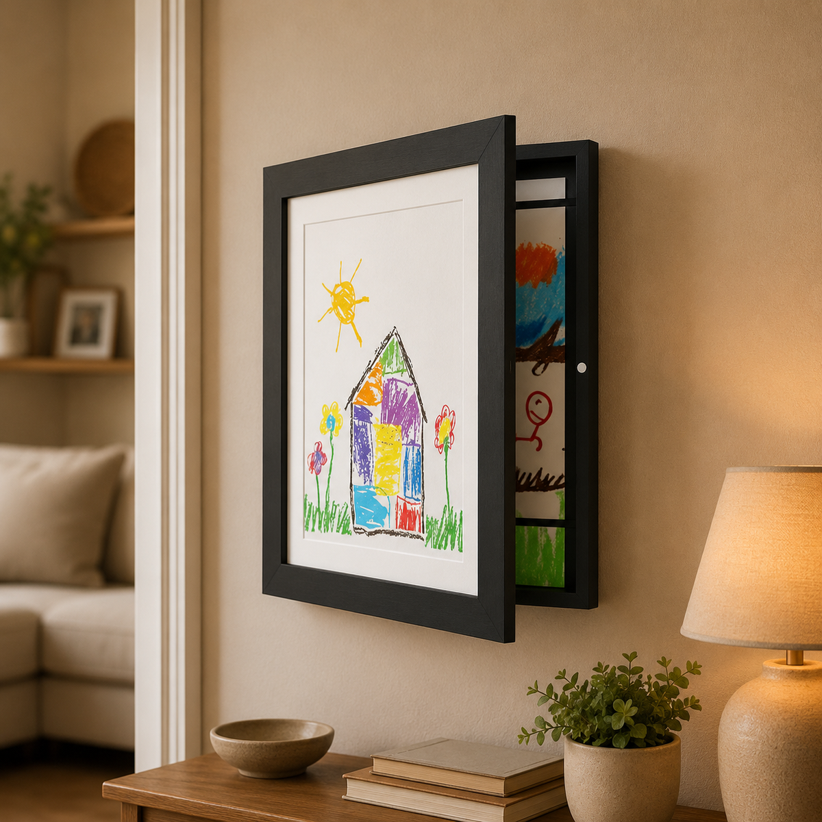 ArtKeep™ | Kids’ Art Frame – Stylishly Display & Store Their Creative Masterpieces