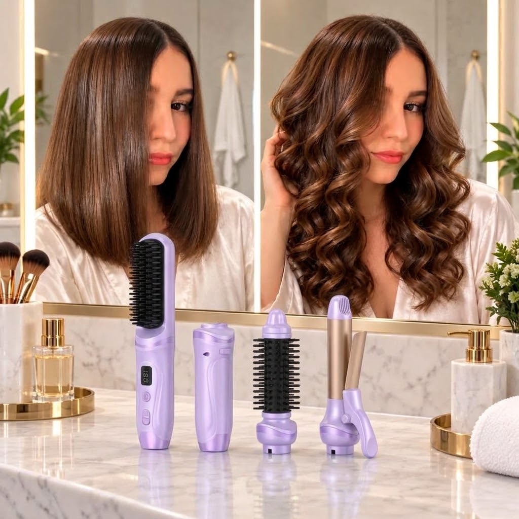 StyleGlide™ Cordless 3-in-1 Hair Styler