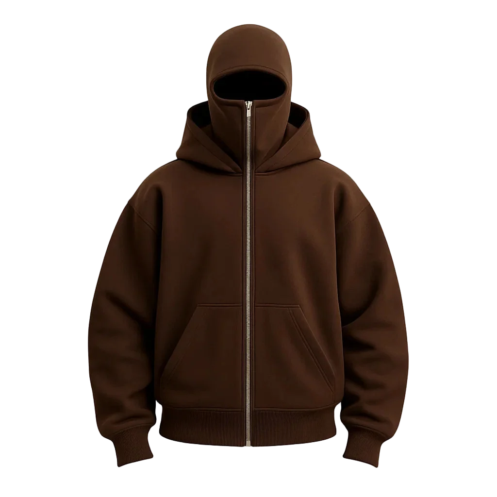 ShadowZip™ | Unisex Full-Zip Balaclava Hoodie