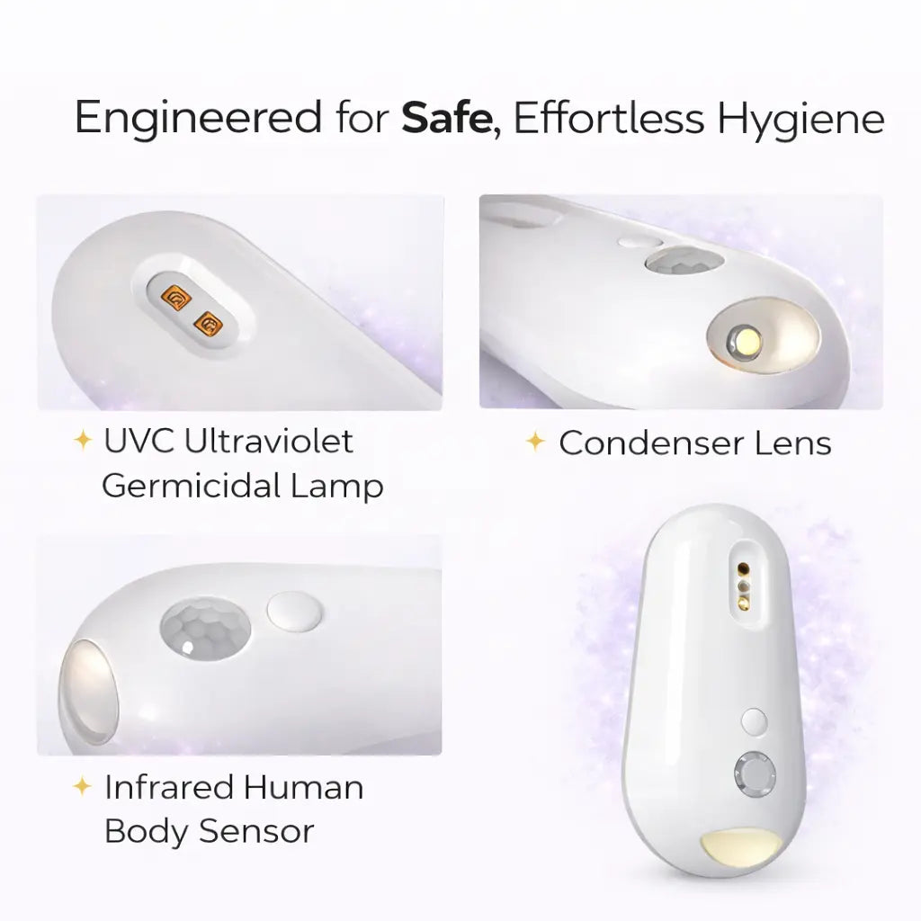 PureGlow™ | Automatic UV Toilet Sanitizer with Motion Sensor Night Light