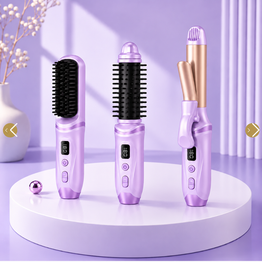 StyleGlide™ Cordless 3-in-1 Hair Styler