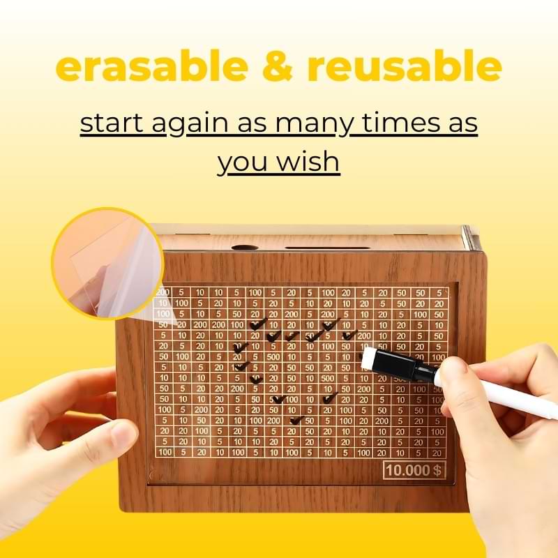SaveNest™ | Japanese-Style Money Saving Challenge Box
