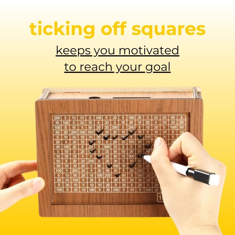 SaveNest™ | Japanese-Style Money Saving Challenge Box