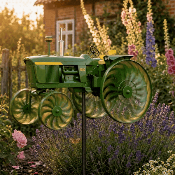 TractorBreeze™ | Decorative Tractor Wind Spinner for Gardens