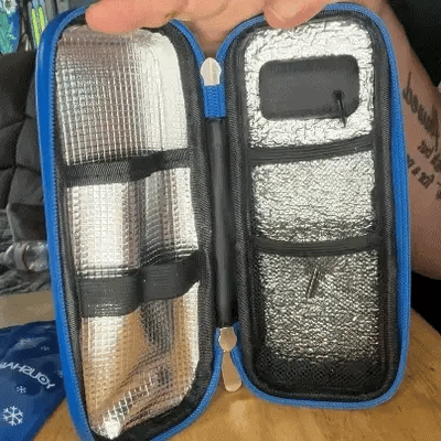 FrostKeep™ | Portable Peptide Cooling Case with Digital Temperature Display