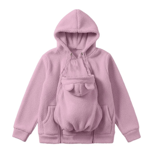 MamaNest™ Cozy Babywearing Sherpa Hoodie
