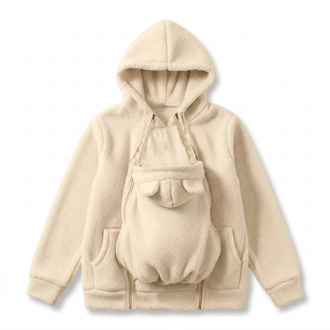MamaNest™ Cozy Babywearing Sherpa Hoodie