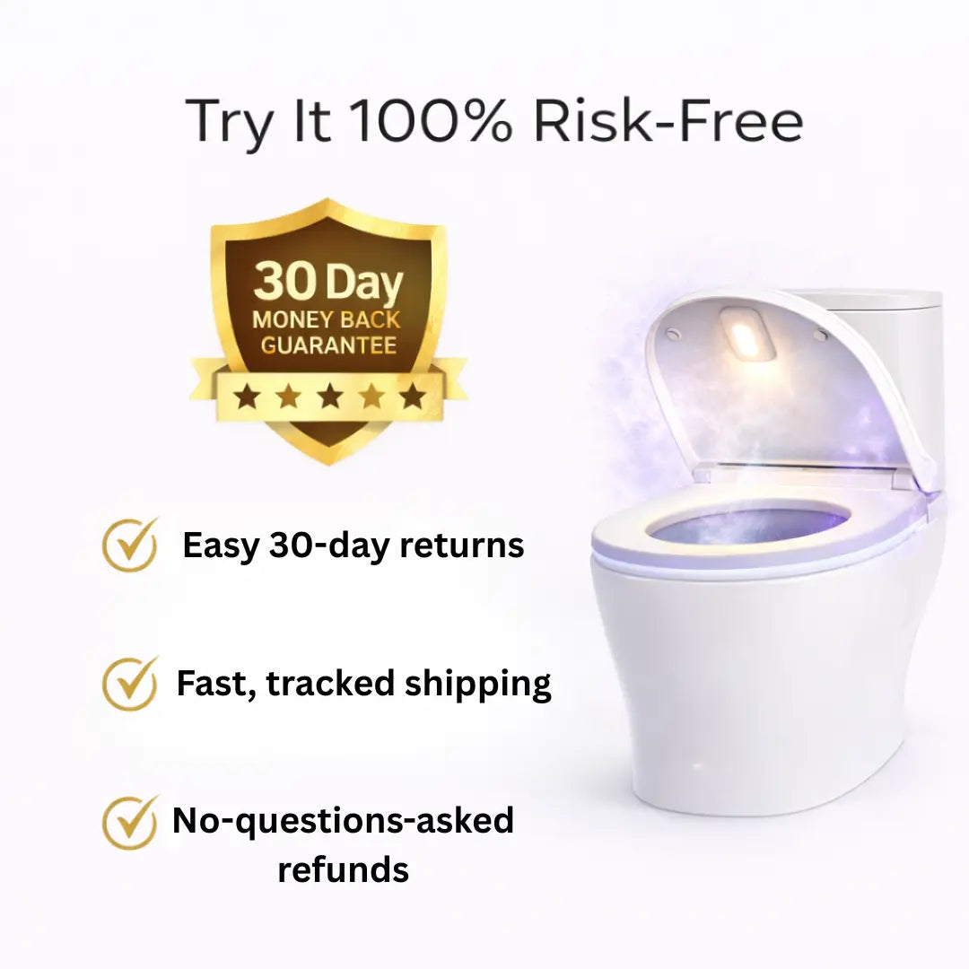 PureGlow™ | Automatic UV Toilet Sanitizer with Motion Sensor Night Light
