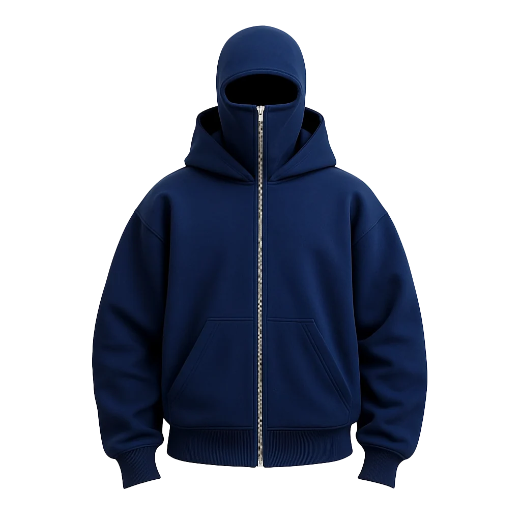 ShadowZip™ | Unisex Full-Zip Balaclava Hoodie