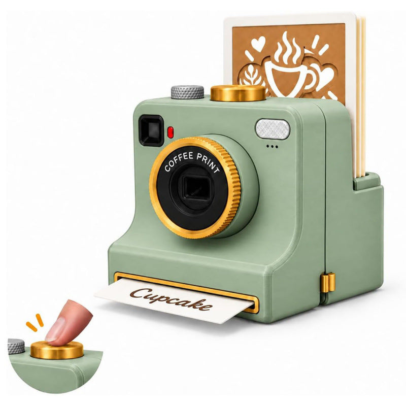 LatteSnap™ | Creative Coffee Art Stencil Printer for Homemade Latte Designs