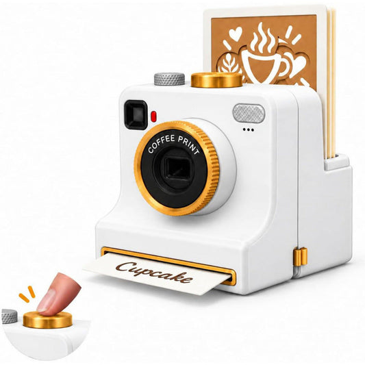 LatteSnap™ | Creative Coffee Art Stencil Printer for Homemade Latte Designs