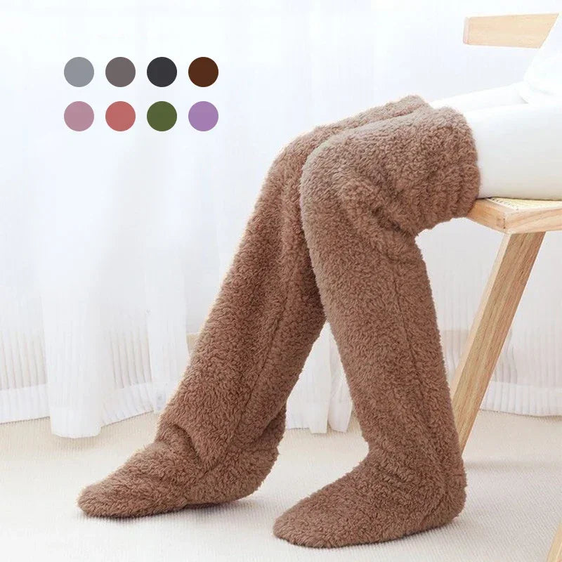 CozyLegs™ | Extra-Long Plush Warm Socks