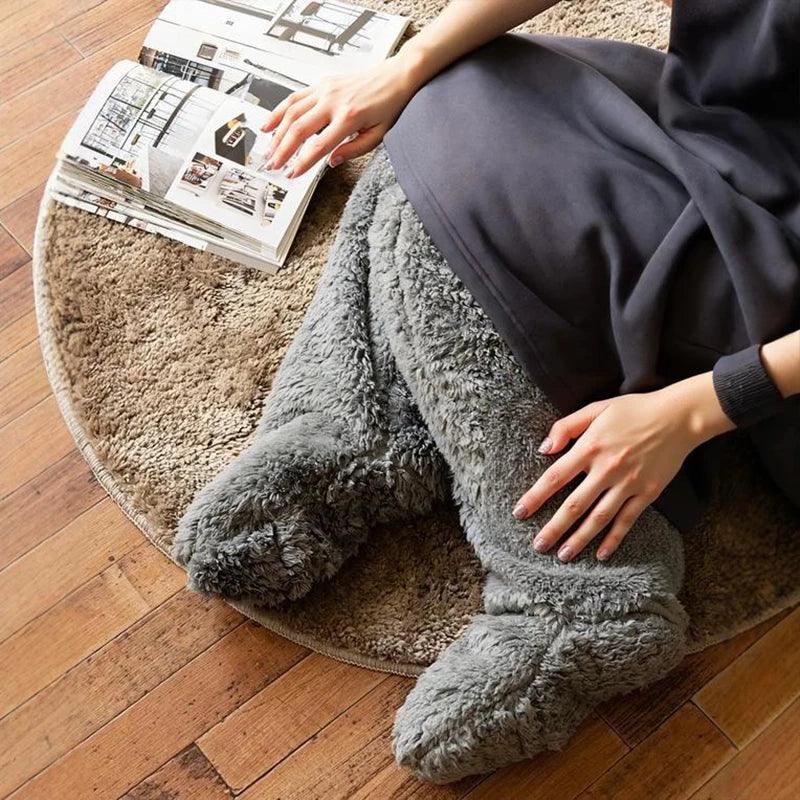 CozyLegs™ | Extra-Long Plush Warm Socks