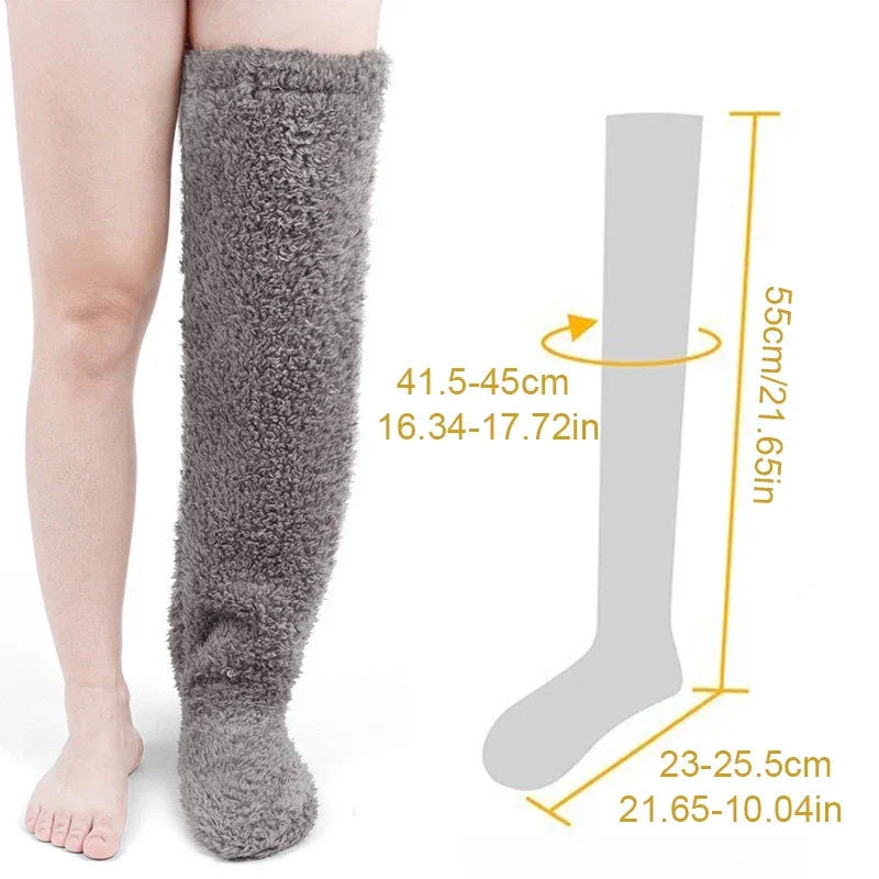 CozyLegs™ | Extra-Long Plush Warm Socks