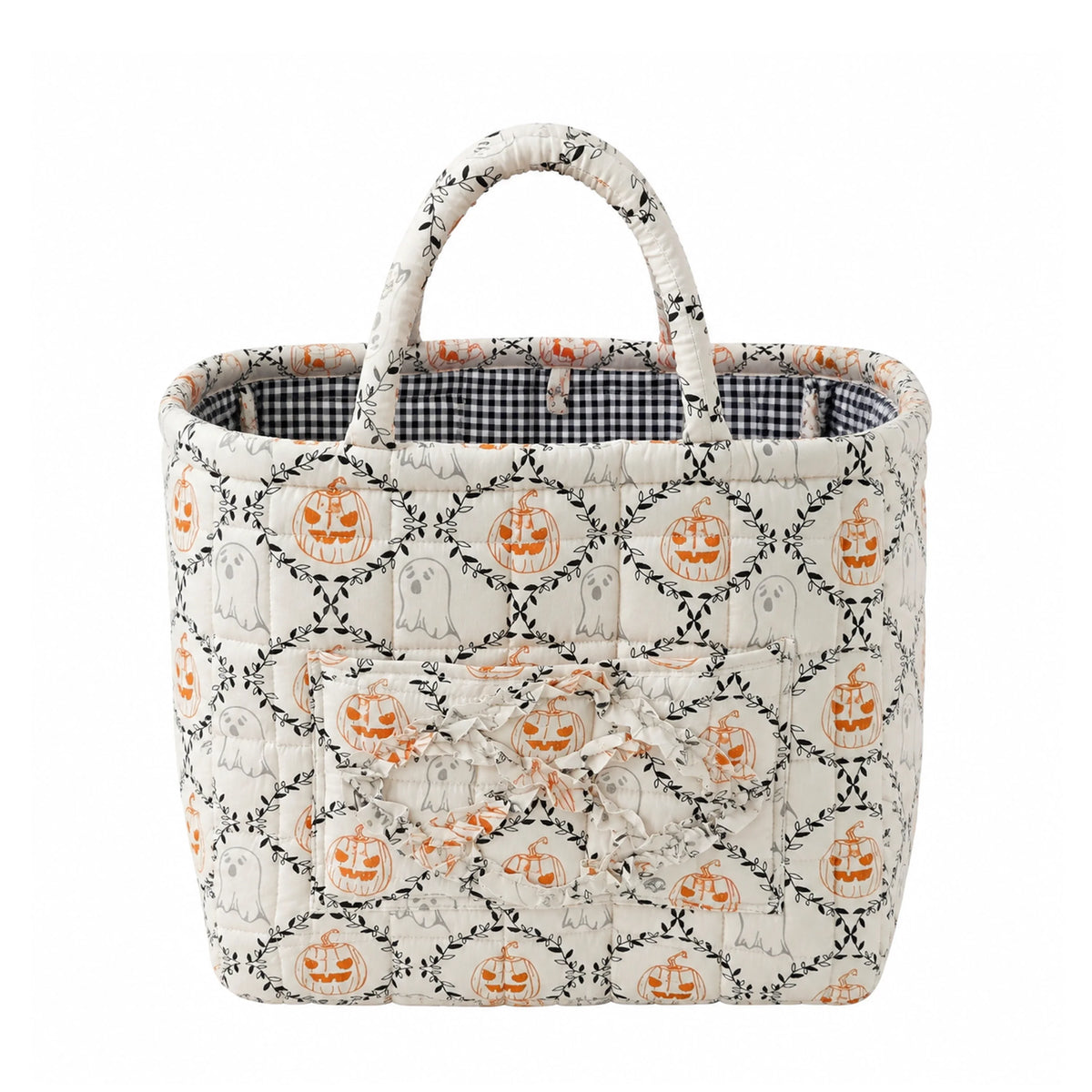 FloraCarry™ | Spacious Quilted Floral Storage Tote