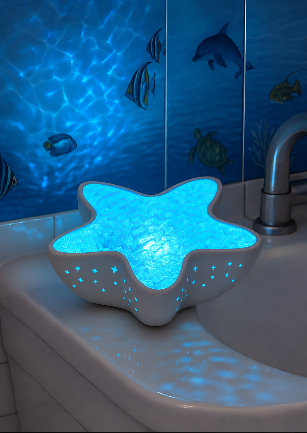 AquaStar™ | Color-Changing Starfish Ocean Projector Lamp
