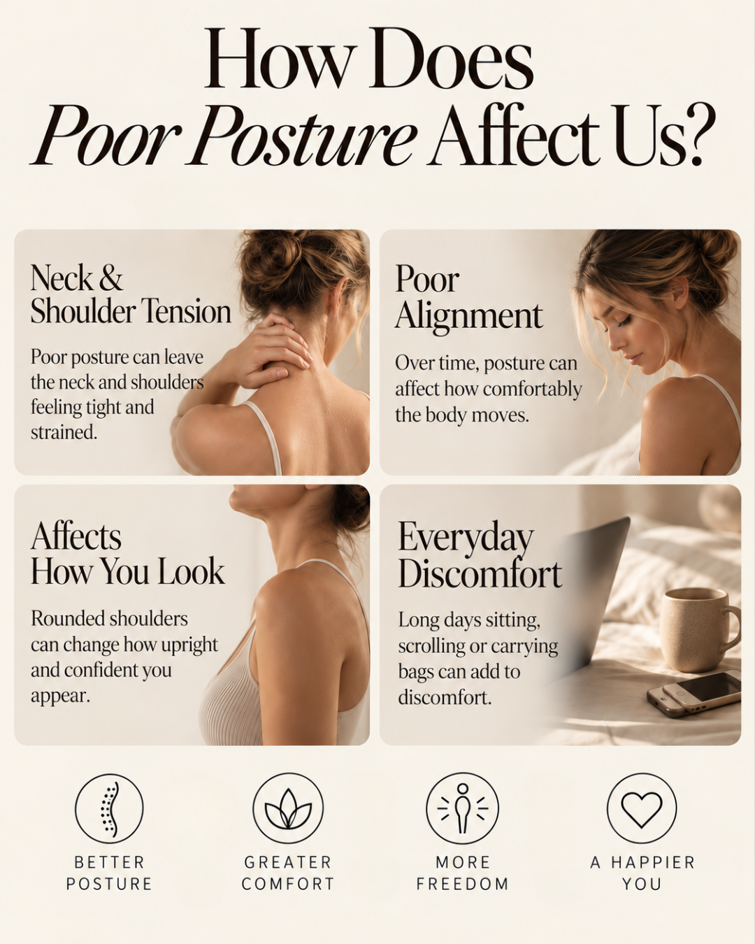 PostureLuxe™ Front-Closure Support Bra