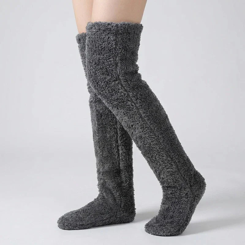 CozyLegs™ | Extra-Long Plush Warm Socks