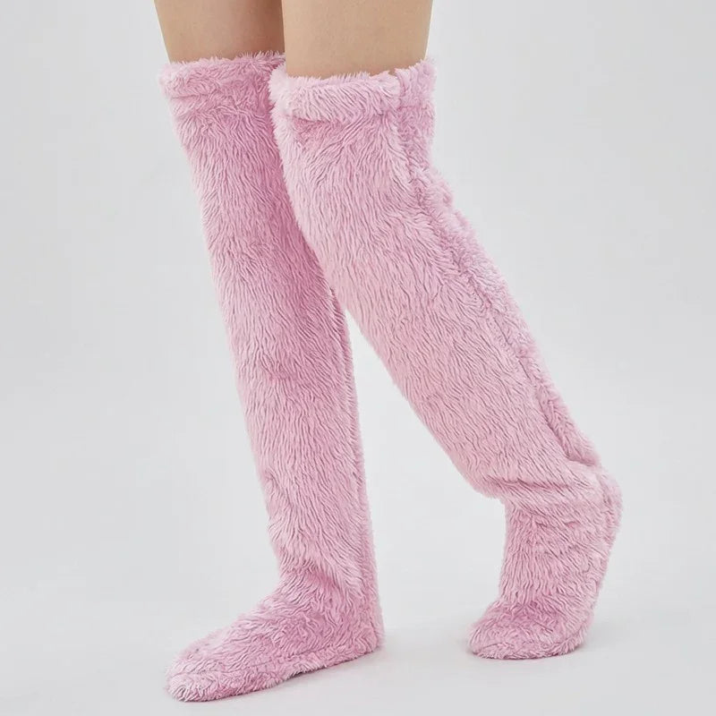 CozyLegs™ | Extra-Long Plush Warm Socks
