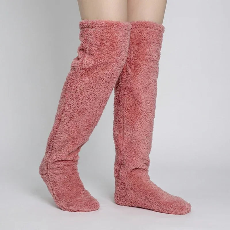 CozyLegs™ | Extra-Long Plush Warm Socks