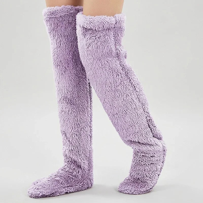 CozyLegs™ | Extra-Long Plush Warm Socks