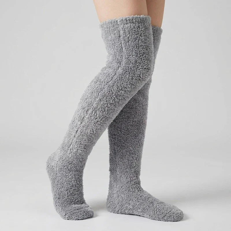 CozyLegs™ | Extra-Long Plush Warm Socks