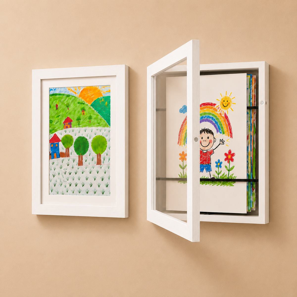 ArtKeep™ | Kids’ Art Frame – Stylishly Display & Store Their Creative Masterpieces