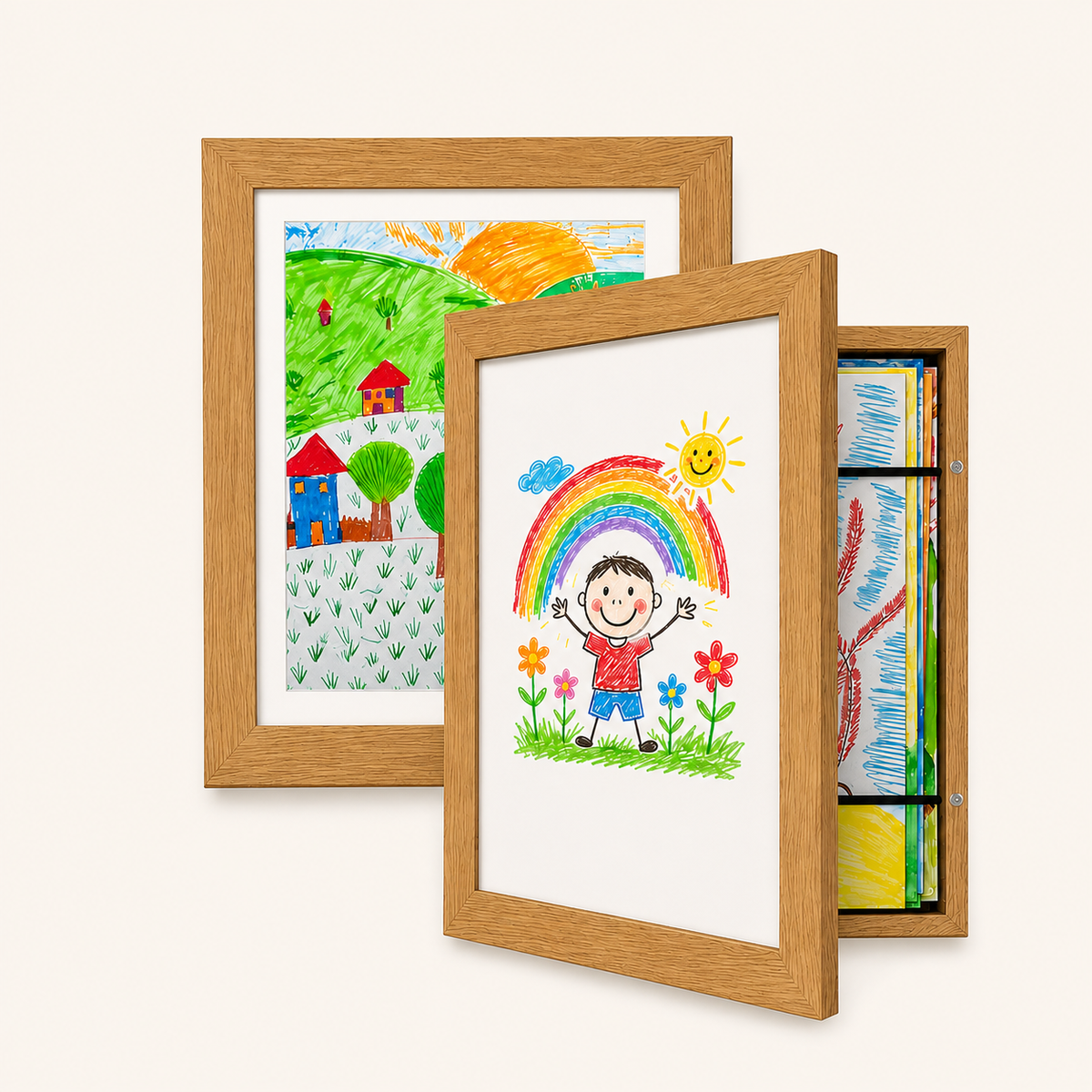 ArtKeep™ | Kids’ Art Frame – Stylishly Display & Store Their Creative Masterpieces