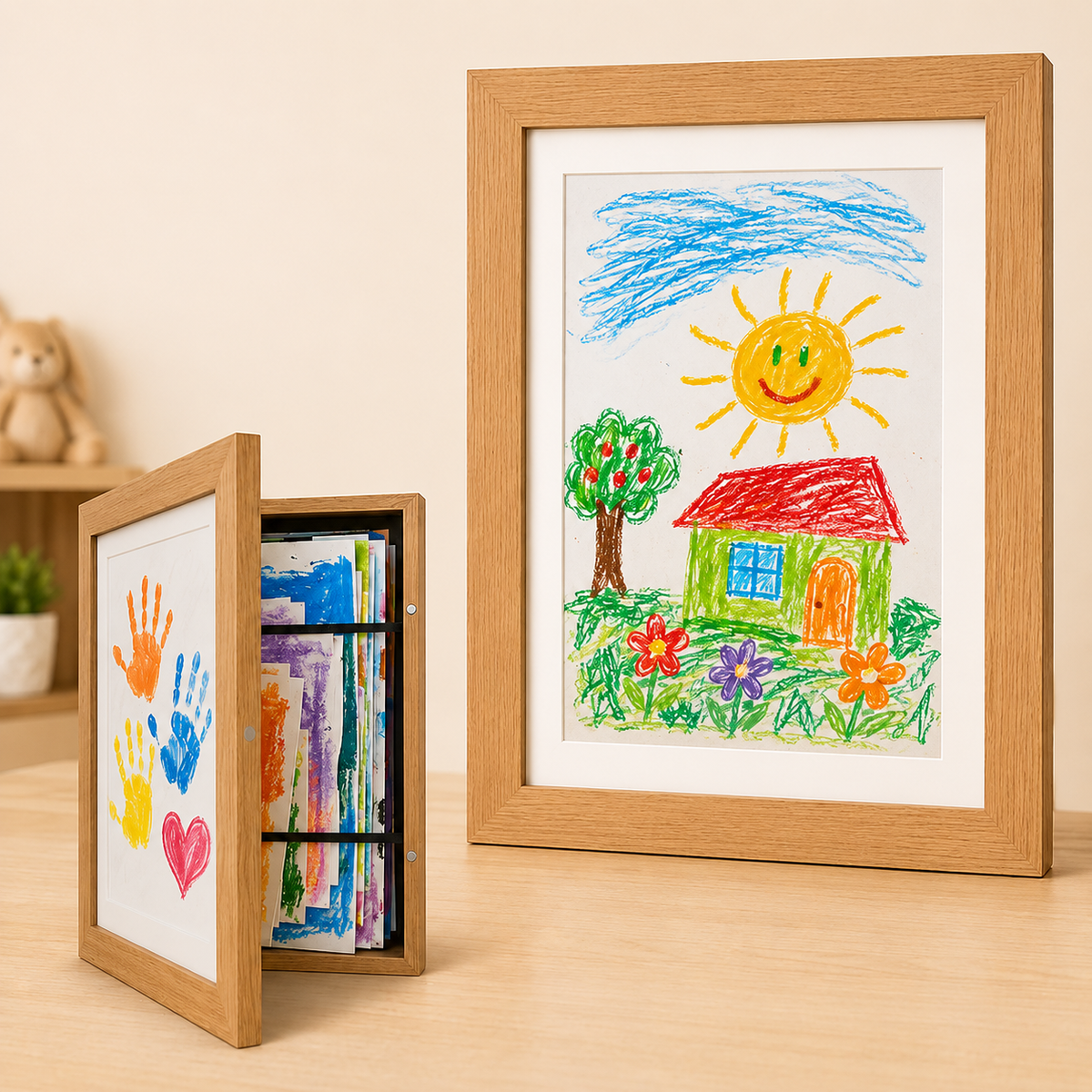 ArtKeep™ | Kids’ Art Frame – Stylishly Display & Store Their Creative Masterpieces