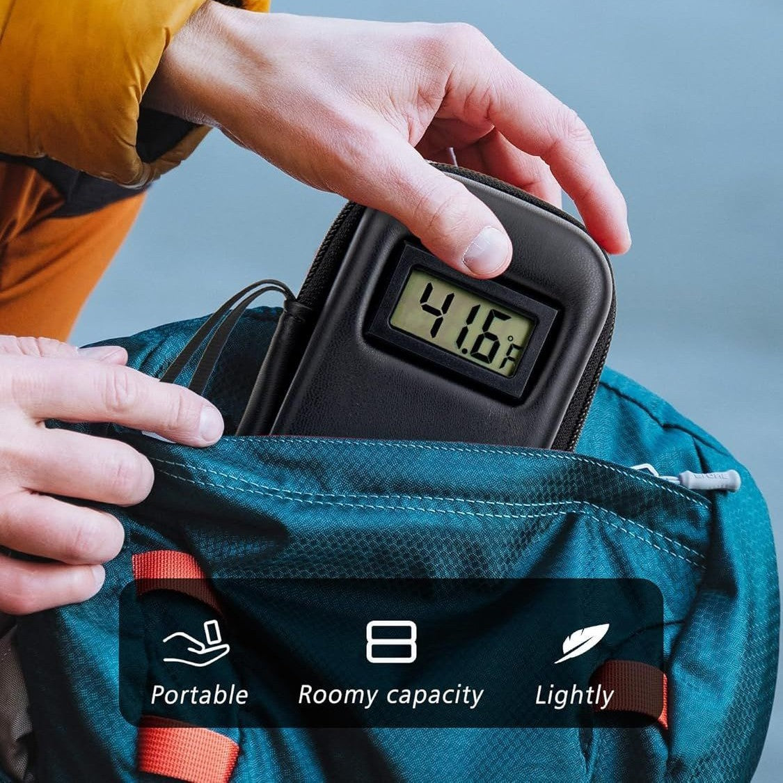 FrostKeep™ | Portable Peptide Cooling Case with Digital Temperature Display