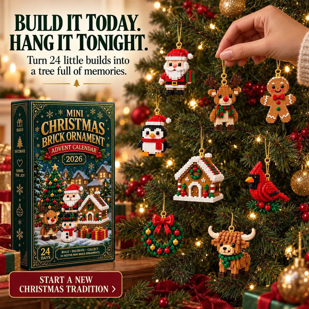 FestiveBuild™ Christmas Brick Advent Calendar